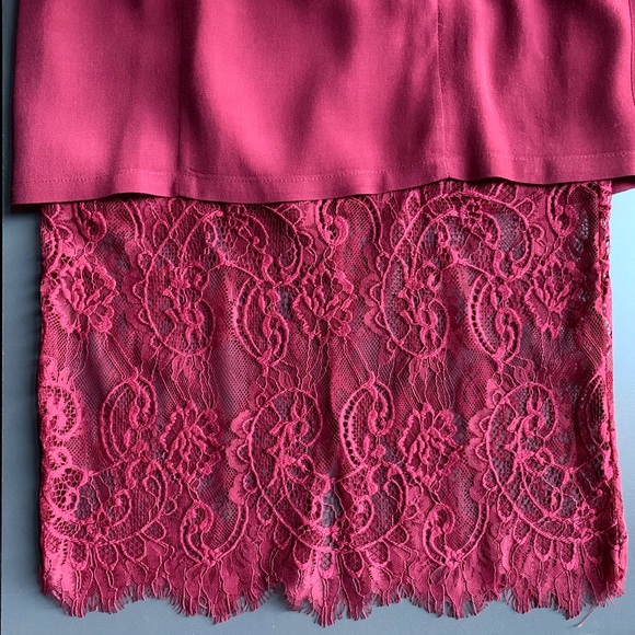 Lovers + Friends Devoted Lace Dress in Wine - Picture 5 of 8